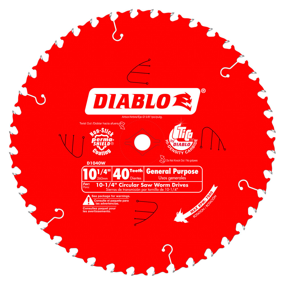 Rental store for BLADE, 40 TOOTH  DIABLO  - 10-1 4 in Everett WA