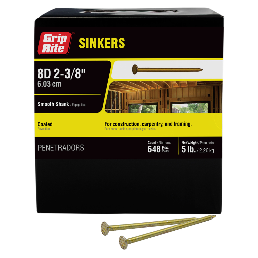 Rental store for Nail, Sinker  8d  - 5 lb in Everett WA