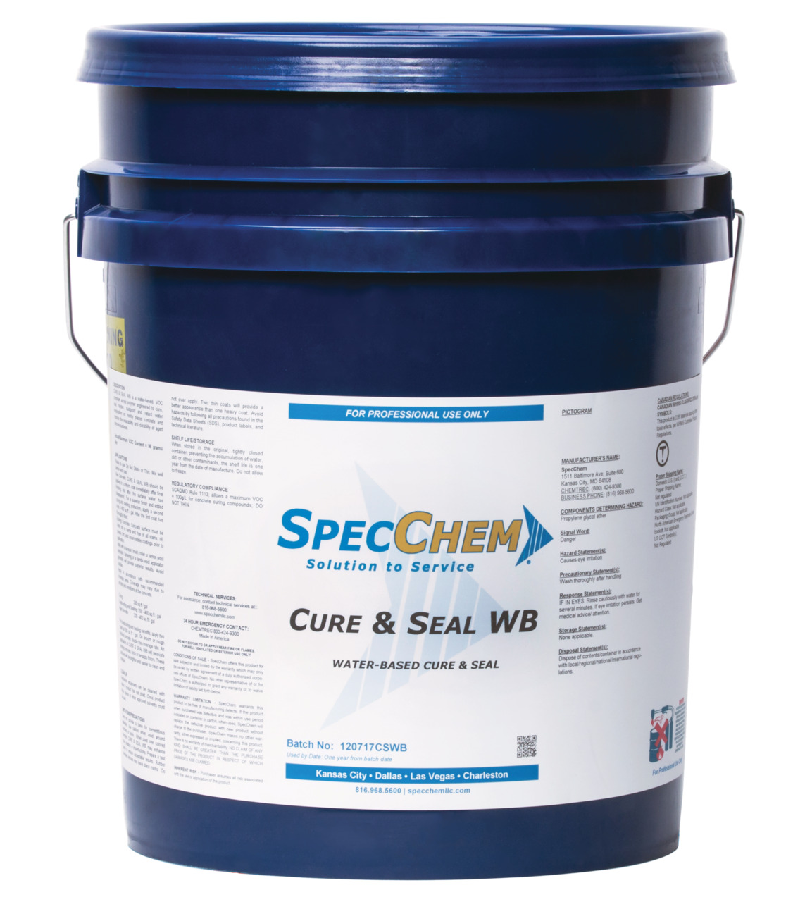 Rental store for CURE AND SEAL  WATER BASED  - 5 GAL in Everett WA